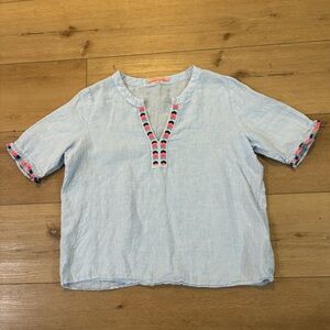 Vilagallo Linen Blouse Medium